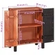 Странични шкафове от масивна акация 55x30x75 см кафяво