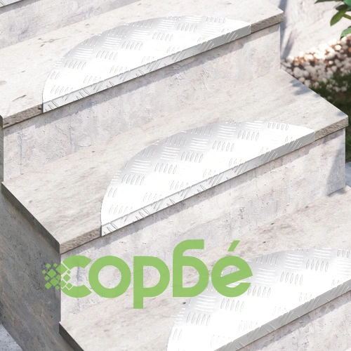 Алуминиеви противоплъзгащи стъпала за стълби, 10 бр., 60x18 см ➤ топ цена ➤ sorbe.bg