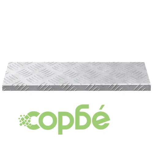 Алуминиеви стъпала за стълби - 15 броя, Неплъзгащи се, 60x18x2.5 см, Сребристи ➤ топ цена ➤ sorbe.bg