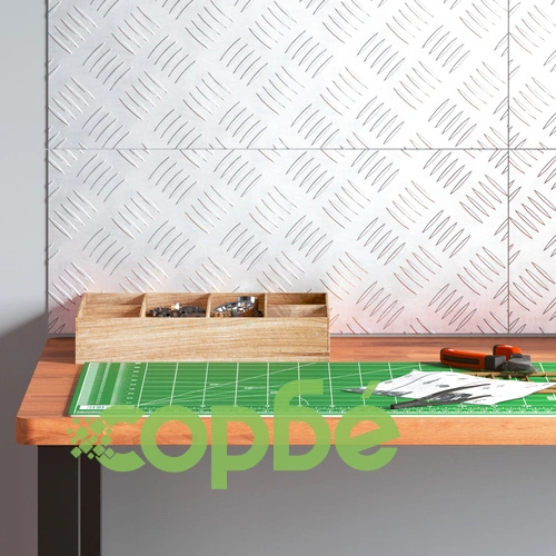 Алуминиеви ромбоидни панели за стъпала - 4 броя, неплъзгащи, 50x20 см ➤ топ цена ➤ sorbe.bg