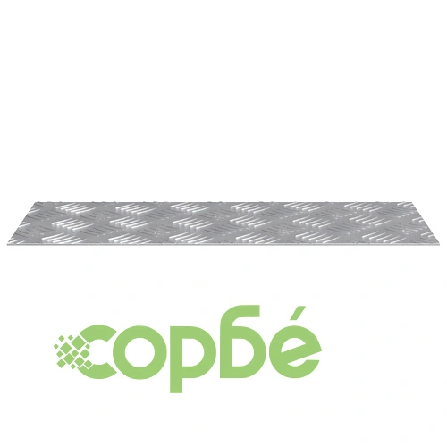 Алуминиеви ромбоидни панели за стъпала - 4 броя, неплъзгащи, 50x20 см ➤ топ цена ➤ sorbe.bg