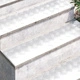 Алуминиеви неплъзгащи се плочи за стъпала - комплект от 4 броя, 100x25 см