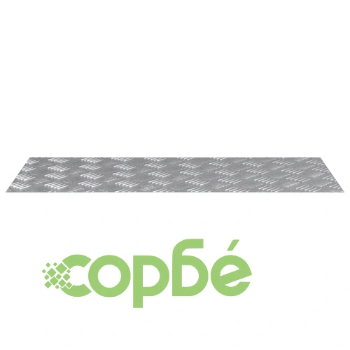 Антиплъзгащи алуминиеви плоскости с рифел, 2 броя, 90x40 см ➤ топ цена ➤ sorbe.bg