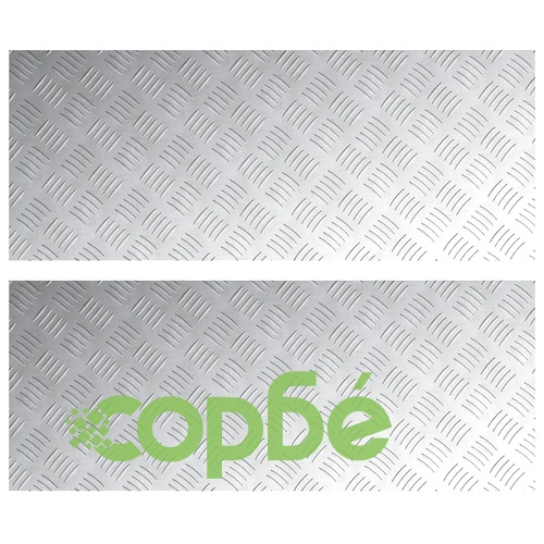 Алуминиеви неплъзгащи се стъпала за стълби с шахматен мотив - 2 броя, 100x40 см ➤ топ цена ➤ sorbe.bg