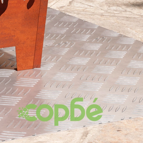 Алуминиеви противохлъзгащи плочи за стълби, 2 броя, 90x50 см ➤ топ цена ➤ sorbe.bg