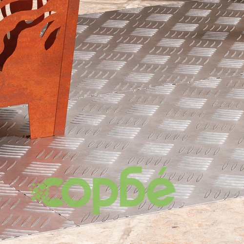 Алуминиеви противохлъзгащи стъпала за стълби, 4 броя, 100x50 см ➤ топ цена ➤ sorbe.bg