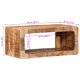 Шкаф за медия от масивно мангово дърво - 60 x 30 x 25 см