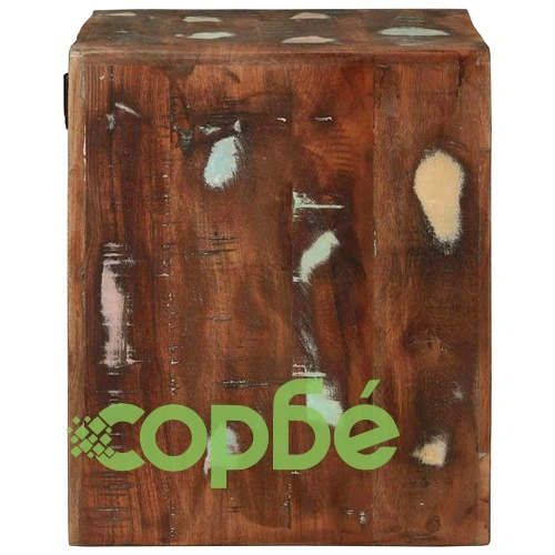 ТВ модул от масивно рециклирано дърво 36x30x36 см - комплект 2 броя ➤ топ цена ➤ sorbe.bg