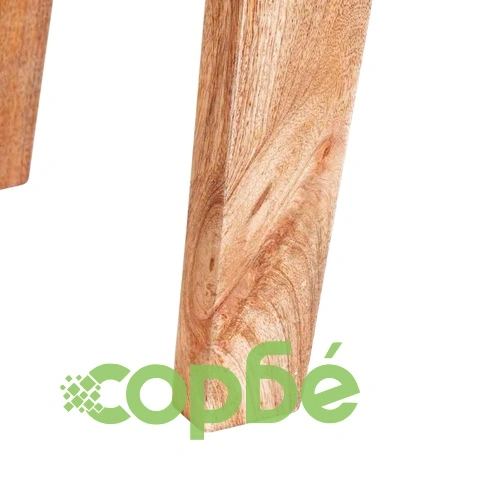 Странична масичка с врата и чекмедже от масивно мангово дърво 40x32x46 см кафява ➤ топ цена ➤ sorbe.bg