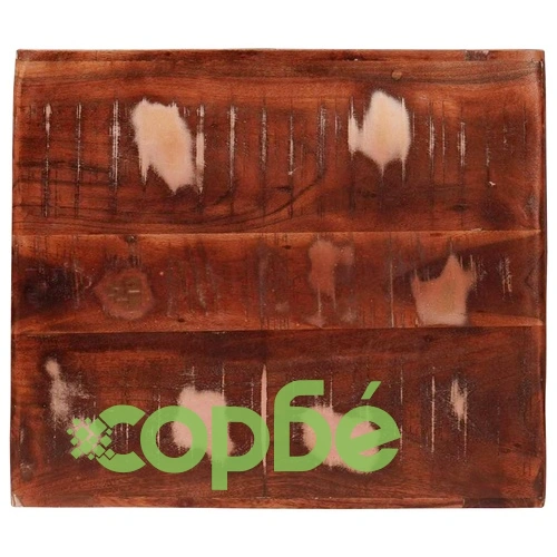 Комплект стекваеми масички от регенерирано дърво масив - 2 броя многоцветни ➤ топ цена ➤ sorbe.bg