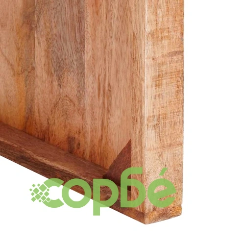 Комплект 3 стифиращи масички от масивно мангово дърво ➤ топ цена ➤ sorbe.bg