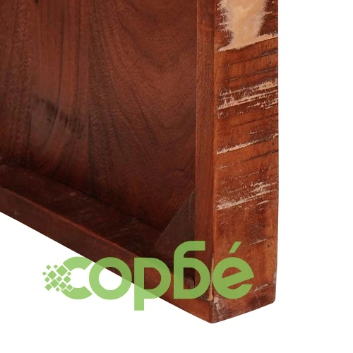 Комплект стифиращи масички 3 части от регенерирано дърво масив ➤ топ цена ➤ sorbe.bg