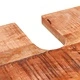 Шкаф за баня 60x33x55 см от масивно мангово дърво - кафяв цвят