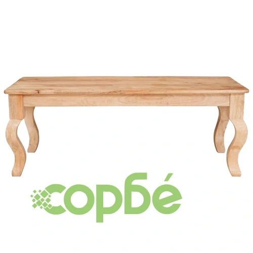 Масичка за кафе от масивно мангово дърво, кафяв цвят, 100 x 55 x 40 cm ➤ топ цена ➤ sorbe.bg