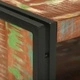 Масичка за кафе от регенерирано дърво масив 90x50x38 см кафяво