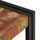 Масичка за кафе от регенерирано дърво масив 120x50x38 см многоцветна