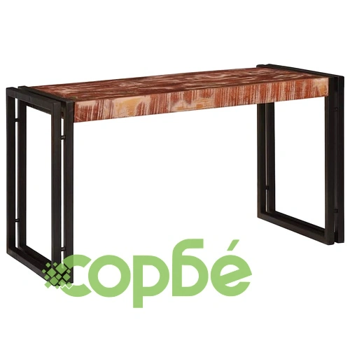 Комплект от 3 масички за гнездене от регенерирано дърво масив - кафяв и черен ➤ топ цена ➤ sorbe.bg