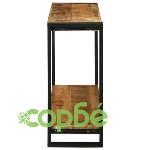 Конзолна маса от масивно мангово дърво 120x33x75 см кафява ➤ топ цена ➤ sorbe.bg