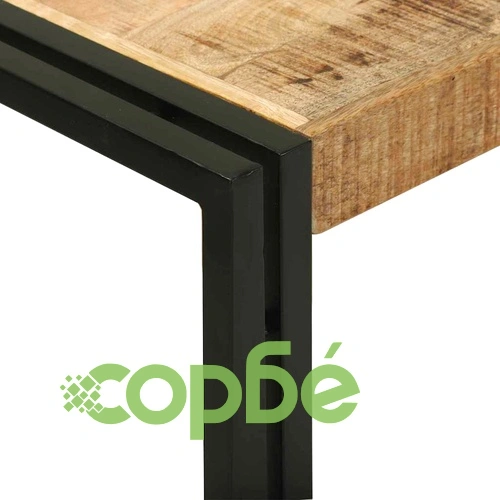 Конзолна маса от масивно мангово дърво 120x33x75 см кафява ➤ топ цена ➤ sorbe.bg