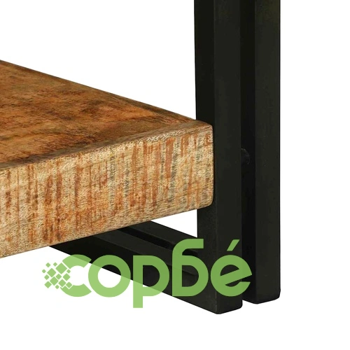 Конзолна маса от масивно мангово дърво 120x33x75 см кафява ➤ топ цена ➤ sorbe.bg