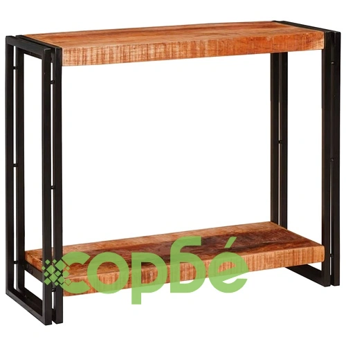 Конзолна маса от масивно мангово дърво 90x33x75 см кафява ➤ топ цена ➤ sorbe.bg