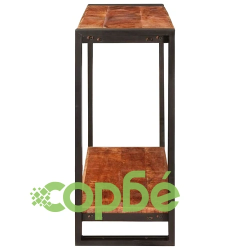 Конзолна маса от масивно мангово дърво 90x33x75 см кафява ➤ топ цена ➤ sorbe.bg