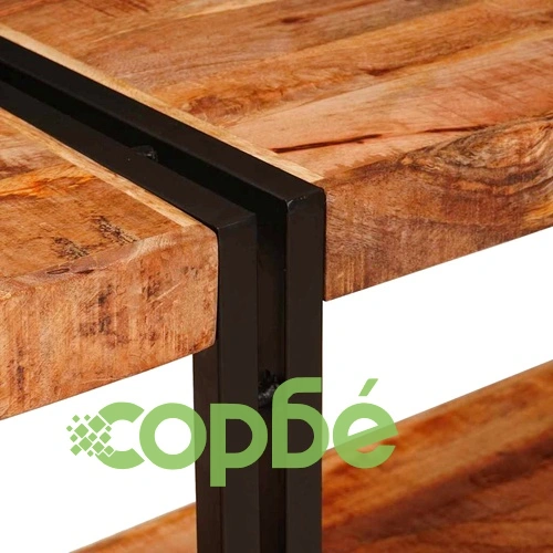 Конзолна маса от масивно мангово дърво 160x33x75 см кафяво ➤ топ цена ➤ sorbe.bg