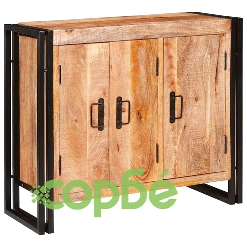 Служебен шкаф от мангово дърво масив 80x33x70 см кафяв цвят ➤ топ цена ➤ sorbe.bg