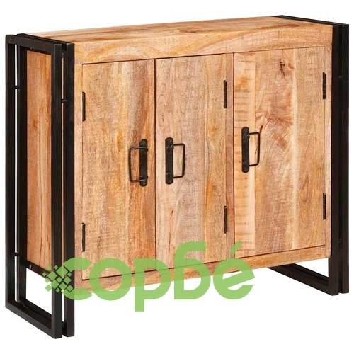 Служебен шкаф от мангово дърво масив 80x33x70 см кафяв цвят ➤ топ цена ➤ sorbe.bg