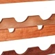 Винен рафт от акациево дърво 120 x 45 x 33 см, Кафяв