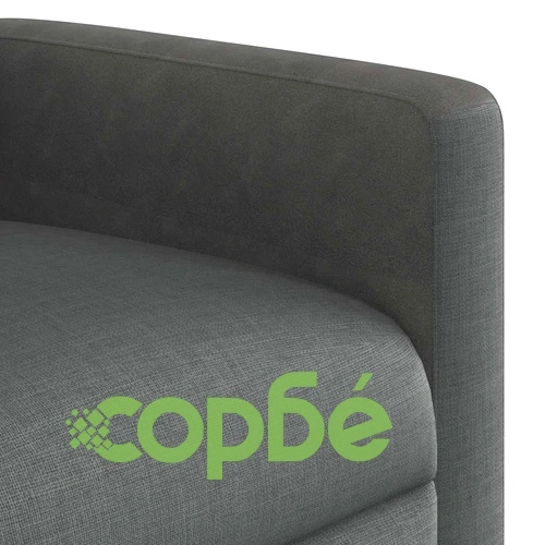 Реклайнер Фотьойл с Текстилна Тапицерия, Тъмносив, 69x86x100 см ➤ топ цена ➤ sorbe.bg