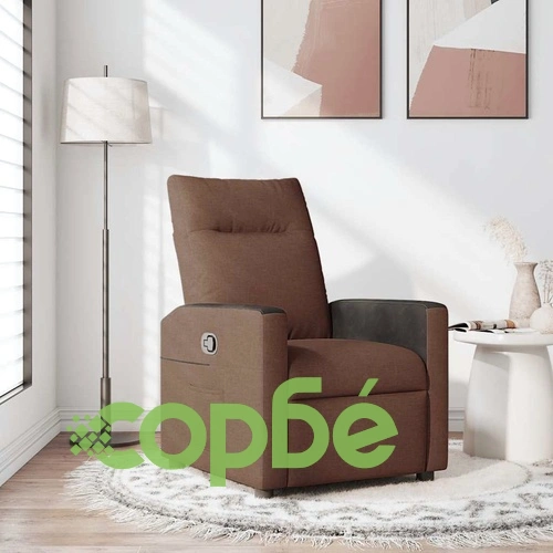 Наклоняем стол от текстил, кафяв, 69x86x100 см ➤ топ цена ➤ sorbe.bg