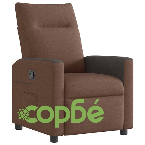 Наклоняем стол от текстил, кафяв, 69x86x100 см ➤ топ цена ➤ sorbe.bg