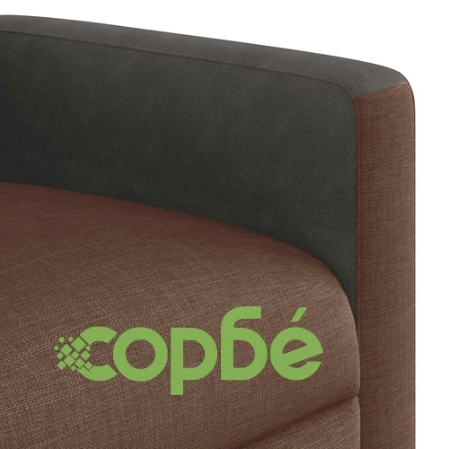 Масажен наклоняем стол от текстил, кафяв, с 6-точков вибрационен масаж ➤ топ цена ➤ sorbe.bg