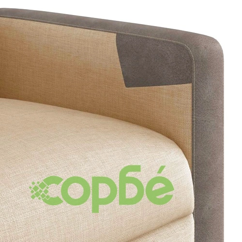 Наклоняем стол от текстил в кремав цвят с регулируема облегалка ➤ топ цена ➤ sorbe.bg