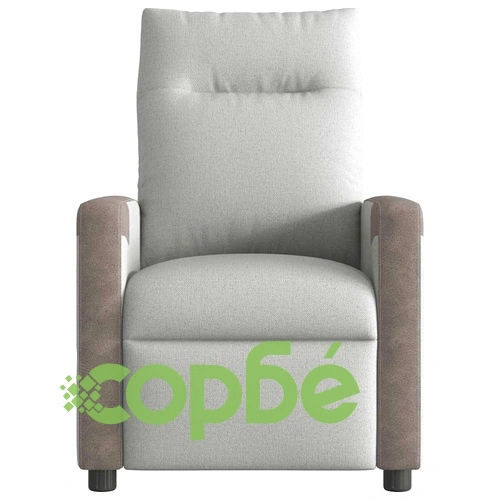 Луксозен Масажен Релакс Стол Cloud Grey с 6-точков Вибромасаж - Сив Плат ➤ топ цена ➤ sorbe.bg
