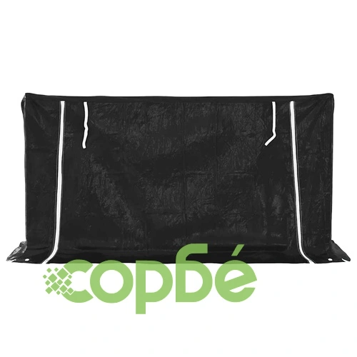 Стойка за дърва за огрев с дъждобран от поцинкована стомана, 200,5x60,5x110,5 см ➤ топ цена ➤ sorbe.bg