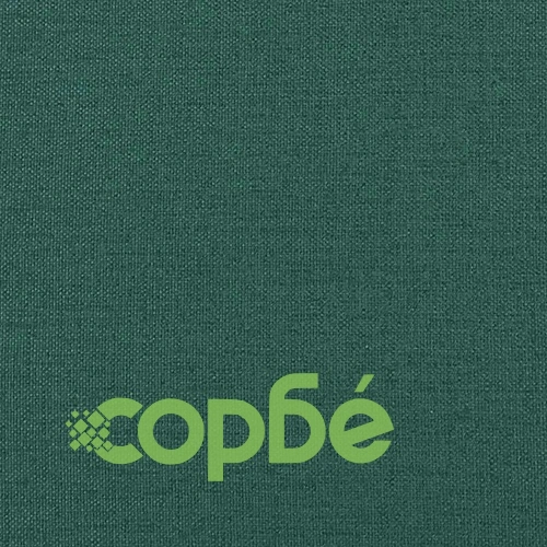 Двуместен диван от плат, тъмнозелен, 140 см ширина ➤ топ цена ➤ sorbe.bg