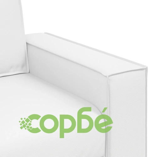 Стилен стол Чар в бяло, 59 см, изкуствена кожа ➤ топ цена ➤ sorbe.bg