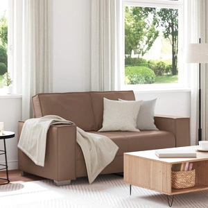 Двуместен Диван 120 см в Капучино Цвят от Изкуствена Кожа