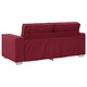 Диван Loveseat от Изкуствена Кожа - Вино Червен 140 см