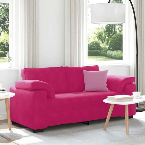 Диван-канапе за двама, бордо, кадифе, 180x77x82 см ➤ топ цена ➤ sorbe.bg