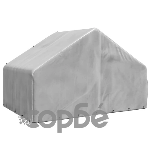 Външна клетка за куче с покрив 3x2x1,9 м от поцинкована стомана ➤ топ цена ➤ sorbe.bg