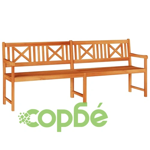 Градинска пейка от масивно акациево дърво 220x56x90 см кафяво ➤ топ цена ➤ sorbe.bg