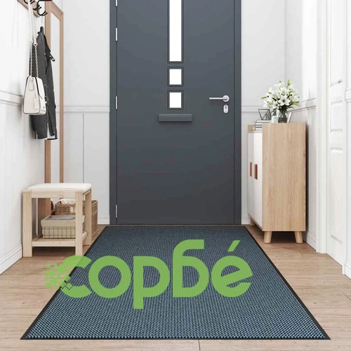 Изтривалка за входна врата, синя, полипропилен, 115x400 см ➤ топ цена ➤ sorbe.bg
