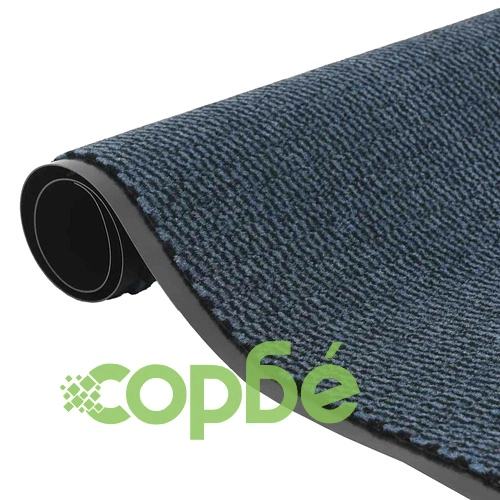 Изтривалка за входна врата, синя, полипропилен, 115x400 см ➤ топ цена ➤ sorbe.bg