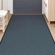 Изтривалка от полипропилен, синя, 115x500 см, с PVC подложка