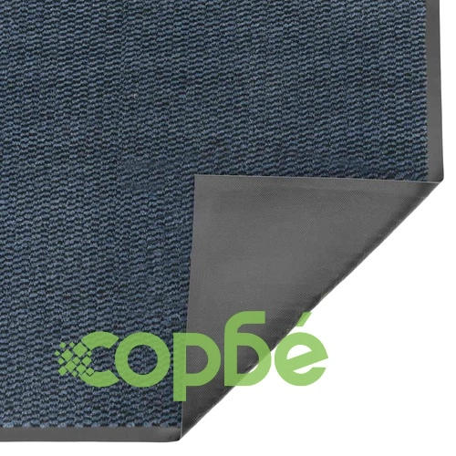 Изтривалка от полипропилен, синя, 115x500 см, с PVC подложка ➤ топ цена ➤ sorbe.bg