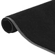 Изтривалка от полипропилен, черна, 115x500 см, с неплъзгаща се PVC подложка