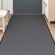 Изтривалка от полипропилен, антрацит, 115x300 см, с неплъзгаща PVC основа Изтривалка от полипропилен, антрацит, 115x300 см, с неплъзгаща PVC основа
